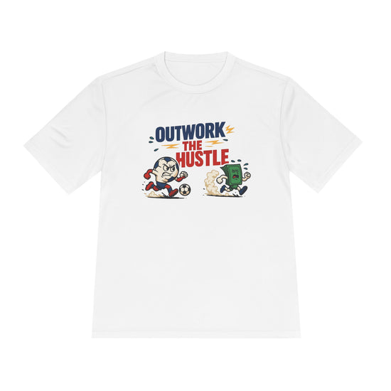 Haiti Soccer "Outwork The Hustle" Moisture-Wicking Tee