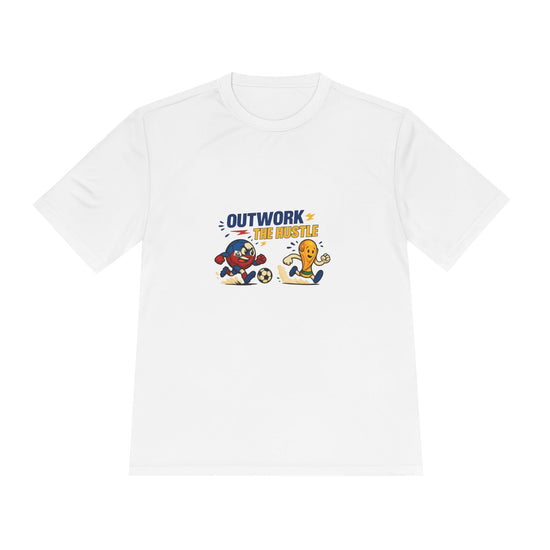 Haiti Soccer "Outwork The Hustle" Moisture-Wicking Tee